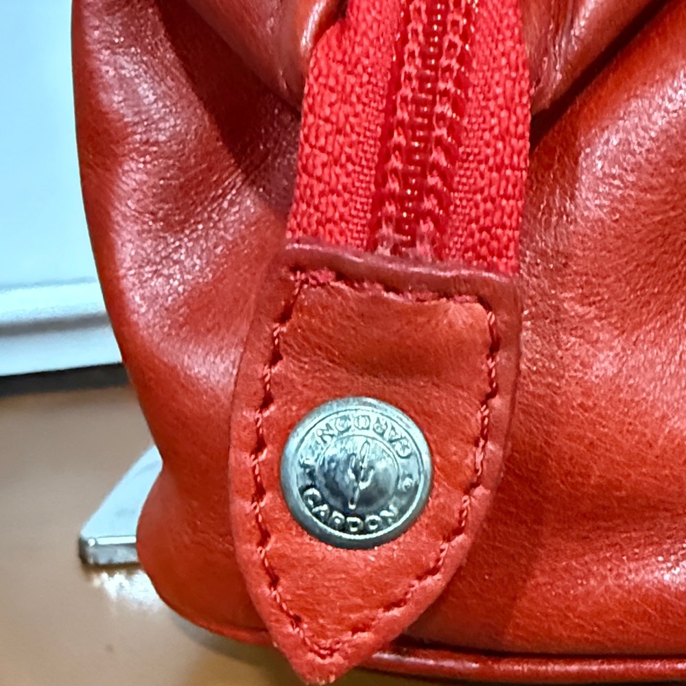 Cardon Red Leather Crossbody Bag - Picture 2 of 7